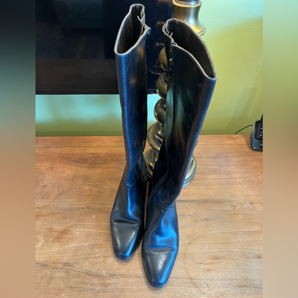 Bally Black Riding Boots - Picture 3 of 11